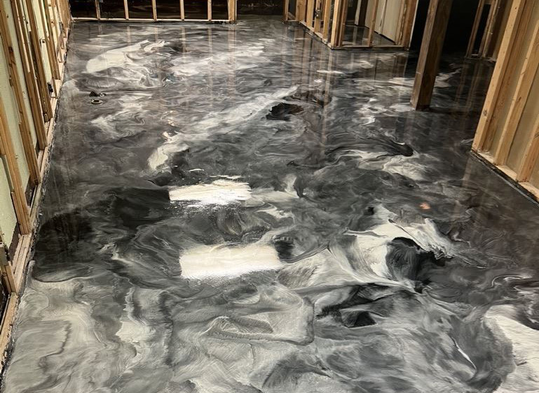 Concrete Staining Floor Output
