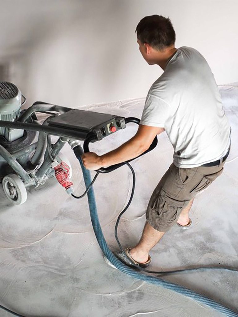concrete polishing floors procedure